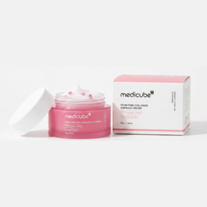 Medicube PDRN Pink Collagen Capsule Cream | Salmon DNA PDRN + Hydrolyzed Collagen | Anti-Aging Moisturizer for Elasticity & Glass Skin | Cosmetic Najm salalah
