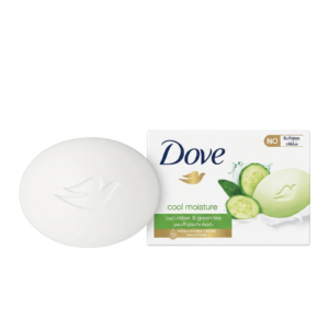 Dove Beauty Bar Cucumber & Green Tea – Refreshing Bar Soap | Light Scent, Gentle Cleansing, Moisturizing Formula | 125g | Cosmetic Najm salalah