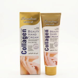 Roushun Natural Collagen Beauty Hand Cream – Pear Scent | with Collagen & Hyaluronic Acid | Moisturizes, Firms & Reduces Wrinkles | Non-Greasy | Cosmetic Najm salalah