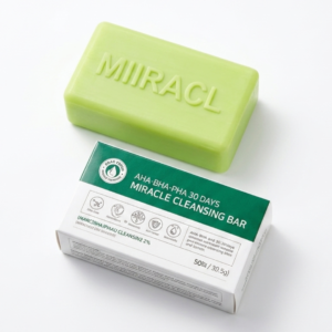 SOME BY MI Miracle Cleansing Soap – AHA/BHA/PHA + Tea Tree + Niacinamide | Clear Skin for Acne & Sensitive Skin | Cosmetic Najm salalah