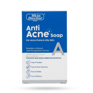 Skin Doctor Herbal Anti-Acne Soap – For Oily & Acne-Prone Skin | Cranberry + Mangosteen | Natural, Paraben-Free | Cosmetic Najm salalah