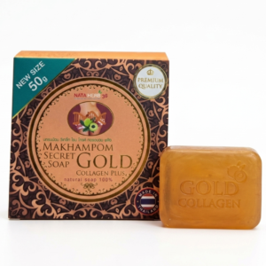 Makham Pom Secret Gold Soap – Intimate Area Whitening & Care with Collagen Plus | 24K Gold Particles | Thai Luxury | Cosmetic Najm salalah