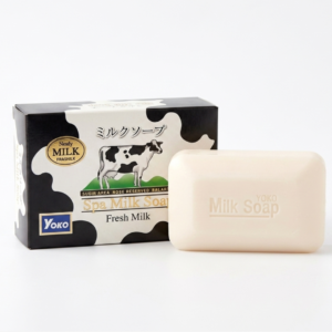 Yoko Spa Pure Milk Soap – Natural Moisturizing & UV Protection | For Soft, Radiant, Silky-Smooth Skin | Cosmetic Najm salalah