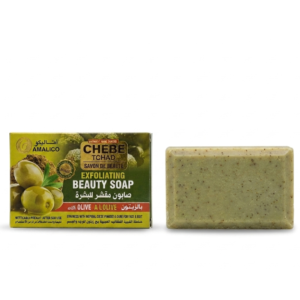 Amaliko Chad Exfoliating Soap – Skin Brightening & Renewing with Chebe Powder & Olive Oil | For Hyperpigmentation & Dry Skin | Cosmetic Najm salalah