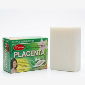 White Herbal Placenta Soap – Brightening, Nourishing & Anti-Aging | Reduces Dark Spots, Fine Lines & Wrinkles | 135g | Cosmetic Najm salalah