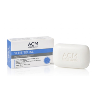 ACM Sensitélial Ultra Rich Cleansing Bar – Soap-Free for Sensitive & Dry Skin | pH-Balanced, Syndet Formula | Cosmetic Najm salalah