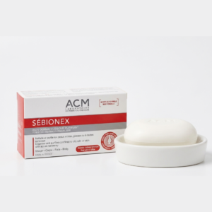 ACM Sébionex Purifying Cleansing Bar – Soap-Free for Oily & Acne-Prone Skin | Sébo-Régul Complex | Made in France | 100g | Cosmetic Najm salalah