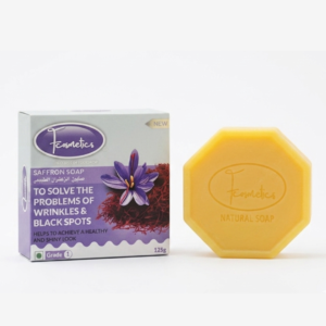 Tcosmetics Saffron Soap – Luxury Anti-Aging & Skin Brightening Bar | Reduces Wrinkles, Dark Spots | 100% Natural Saffron Extract | Cosmetic Najm salalah