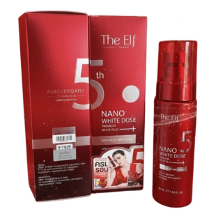Elf Nano White Dose Premium White Plus Advanced Whitening Serum – 5th Anniversary Edition | Niacinamide, Glutathione, Arbutin | Face & Body Brightening | Cosmetic Najm salalah