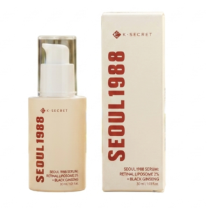 K-Secret Seoul 1988 Serum – 2% Retinal Liposome + 58% Black Ginseng | Anti-Aging Serum for Wrinkles & Firmness | Fragrance-Free | Cosmetic Najm salalah