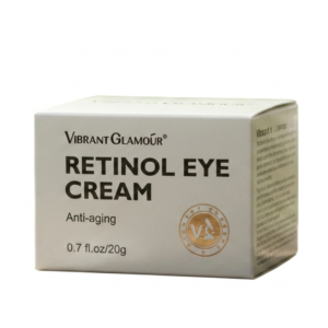 VIBRANT GLAMOUR Retinol Eye Cream – Anti-Aging Eye Cream for Wrinkles & Dark Circles | Slow-Release Retinol + Arbutin + Vitamin C | Cosmetic Najm salalah