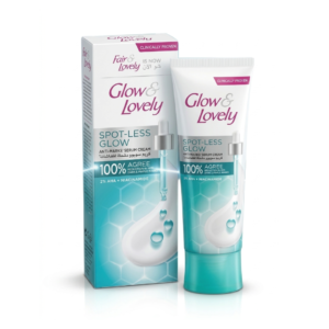 كريم سيروم غلو آند لوفلي سبوت ليس جلو – تركيبة ٣٪ أحماض AHA مع النياسيناميد لتفتيح البقع والندوب وحب الشباب