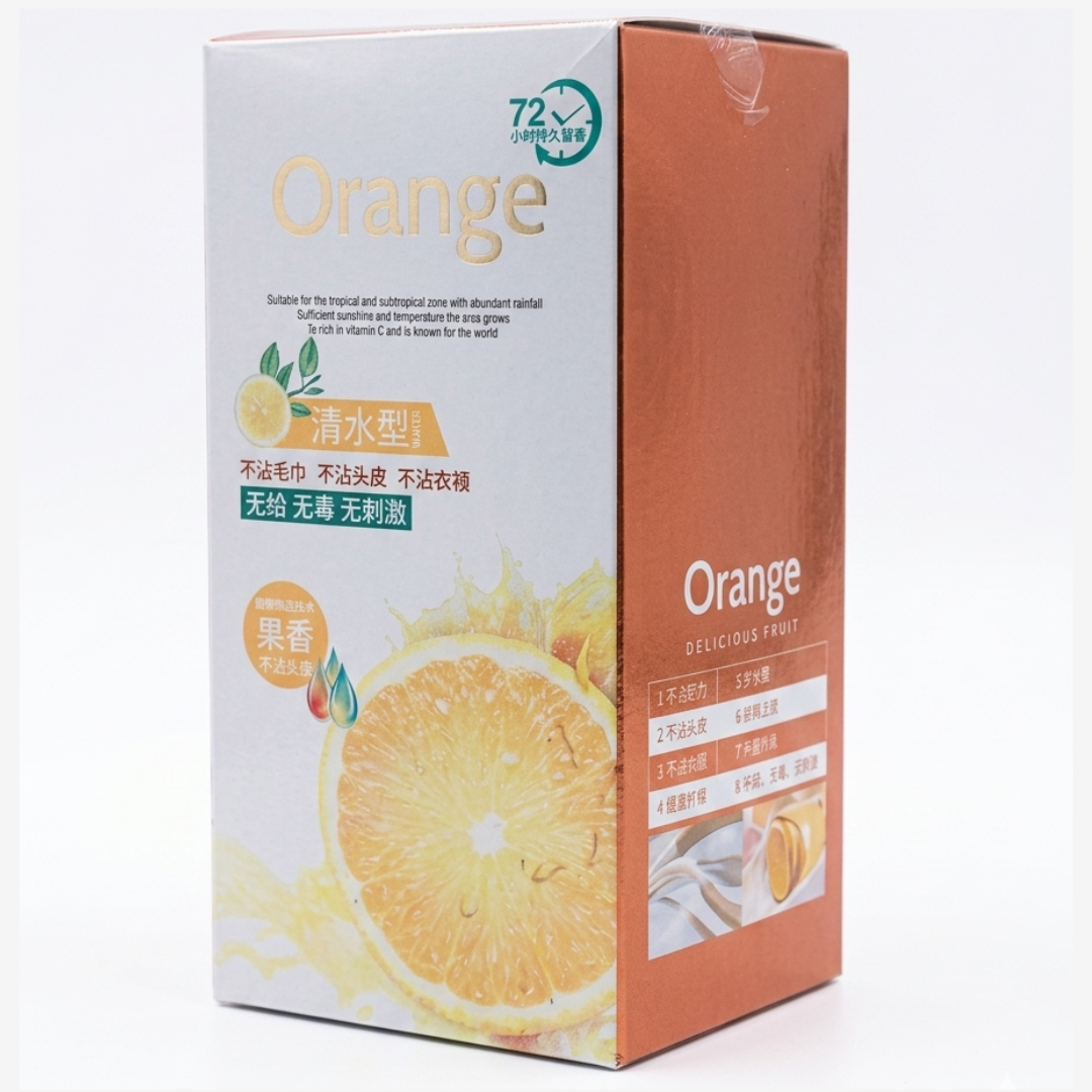 Orange Brand Hair Color Cream – Ammonia-Free, Stain-Resistant | Clear Water Formula | Long-Lasting Natural Black/Dark Brown | 500ml | Cosmetic Najm salalah