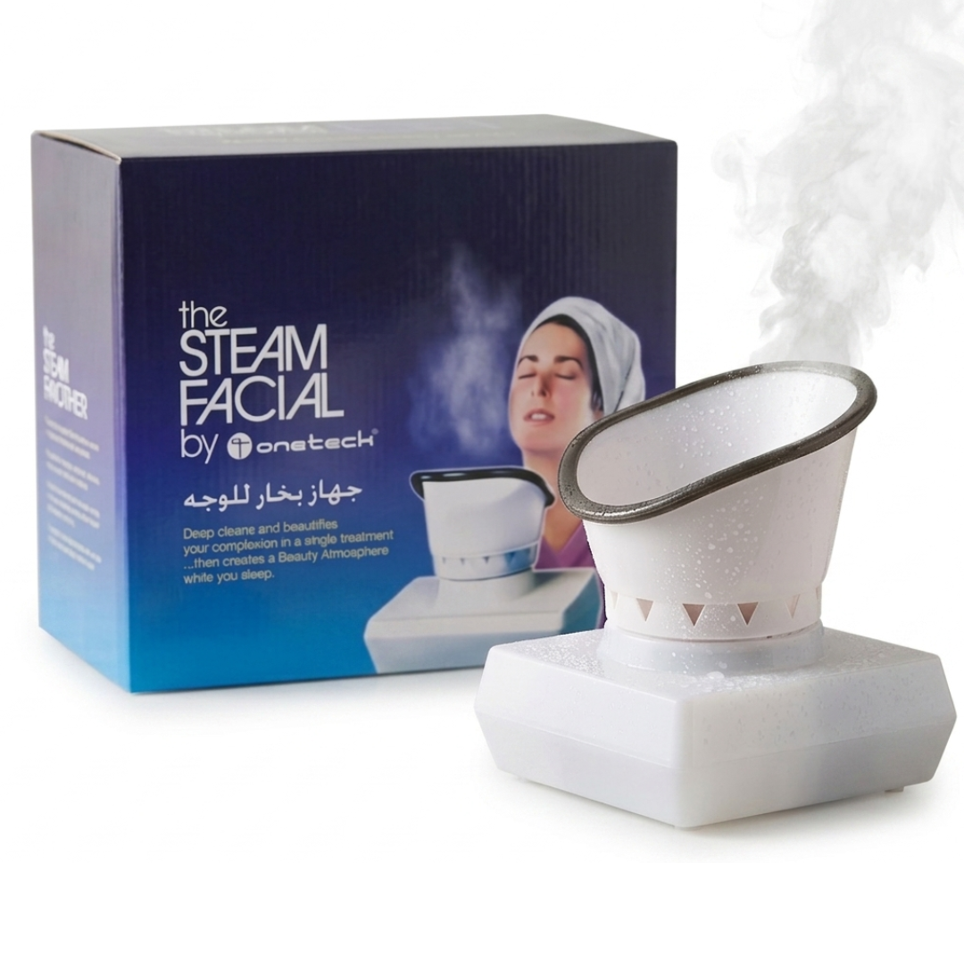 Oneteck Steam Facial – Professional Facial Steamer for Deep Cleaning & Pore Opening | Spa-Quality | GCC Region | 6.990 BHD | Cosmetic Najm salalah